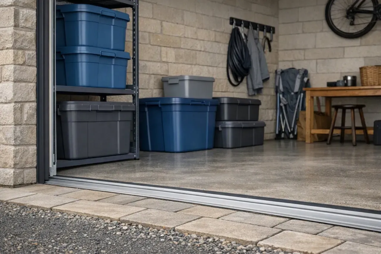 Souris dans le garage : relier le stockage aux accès du bâtiment